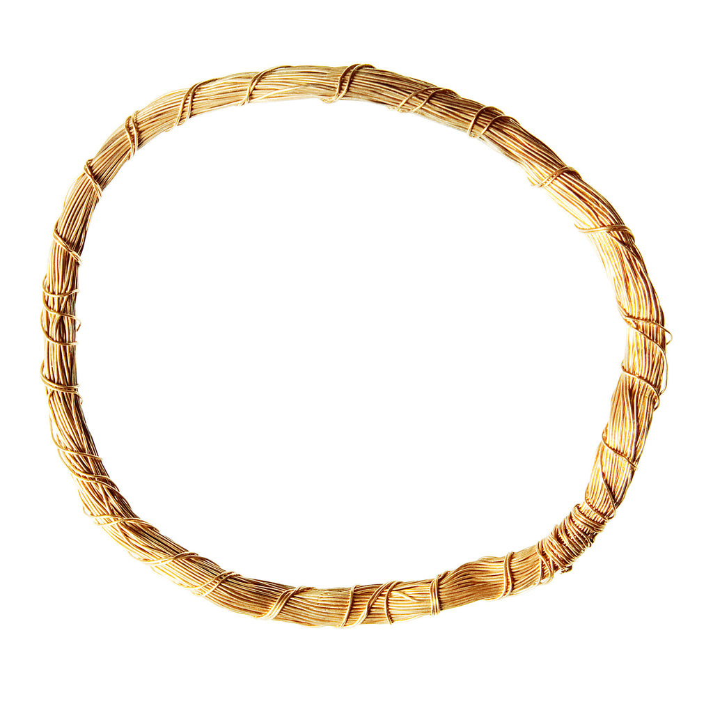 B.C. 18 K Gold Thread Bracelet