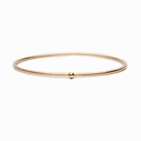 LESS IS MORE 10 mm 18 K Gold Tube Ring