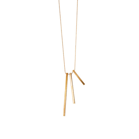 LESS IS MORE Sun 18 K Gold Necklace