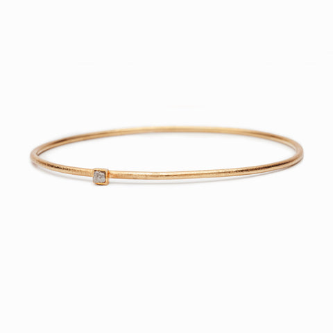 RAW Diamond 18 K Rose Gold Ring