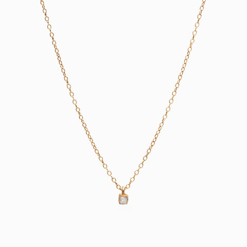 RAW L Diamond 18 K Gold Necklace
