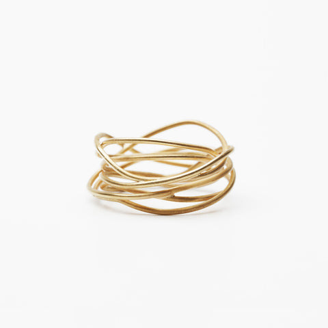 RAW Diamond 18 K Gold Ring